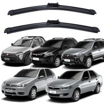 Kit de Palhetas Silicone Limpador de Parabrisa - Palio, Palio Weekend, Siena e Strada