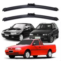 Kit de Palhetas Silicone Limpador de Parabrisa - VW Gol/ Parati/ SaveiroG2
