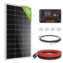 Kit de Panel Solar ECO-WORTHY 100W 12V con Controlador de Carga