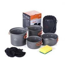 Kit De Panelas 4 Peças Montain Cook Naturehike Kit De Panelas 4 Peças Montain Cook Naturehike