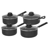 Kit De Panelas Antiaderente Grafite Fort-lar 4 Pecas Kit De Panelas Antiaderente Grafite Fort-lar 4 Pecas