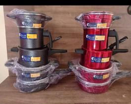 Kit de panelas com 5 peças