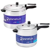 Kit de Panelas de Pressão 7 e 10 Litros Panelux Classic Polida 2 peças Kit de Panelas de Pressão 7 e 10 Litros Panelux Classic Polida 2 peças