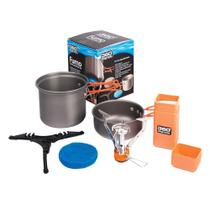 Kit De Panelas E Fogareiro Furno Stove Pot Set 360 Degrees