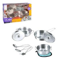 Kit De Panelinhas Inox Infantil Com 9 Peças - J24685 Inox