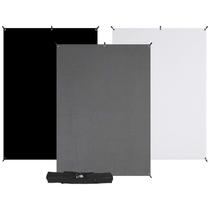 Kit de pano de fundo Westcott X-Drop, pacote com 3 unidades, 152 x 213 cm, resistente a rugas