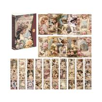 Kit De Papel Vintage Para Scrapbook 120 Folhas DIY Colagem Diário Álbum De Fotos Materiais De Fundo