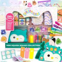 Kit de Papelaria Squishmallows Mini Squish Squad com Mais de 750 Peças Kit de Papelaria Squishmallows Mini Squish Squad com Mais de 750 Peças