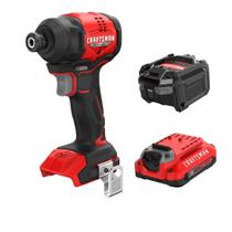 Kit de Parafusadeira de Impacto Compacta CRAFTSMAN V20 BRUSHLESS RP Kit de Parafusadeira de Impacto Compacta CRAFTSMAN V20 BRUSHLESS RP