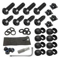 Kit de Parafusos Anti-Roubo YALOK para Placas de Veículos - Aço Inoxidável Kit de Parafusos Anti-Roubo YALOK para Placas de Veículos - Aço Inoxidável
