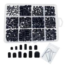 Kit de Parafusos com 500 Peças (M3-M8) + Chaves Hexagonais