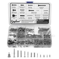 Kit de parafusos de guitarra SAPHUE, 201 unidades para guitarra Fender/Tele/Strat/Sq Kit de parafusos de guitarra SAPHUE, 201 unidades para guitarra Fender/Tele/Strat/Sq