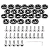 Kit de parafusos de lavagem Fender Bumper STETION 25 unidades M6x20mm (preto) Kit de parafusos de lavagem Fender Bumper STETION 25 unidades M6x20mm (preto)