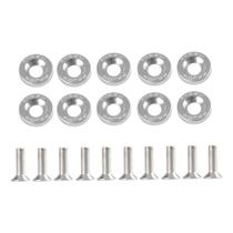 Kit de Parafusos e Arruelas M6 para Paralamas Fender para Honda Civic Inte Cinza OEM Kit de Parafusos e Arruelas M6 para Paralamas Fender para Honda Civic Inte Cinza OEM