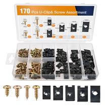 Kit de Parafusos e Clipes em U GOOACC - 170 Peças para Carro