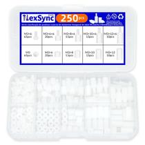 Kit De Parafusos E Espaçadores Hexagonais Isolados De Nylon Branco M3, Tamanhos Variados, 250