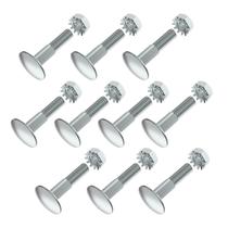 Kit de parafusos e porcas hexagonais de 1,25 cm para portas rolantes Todco
