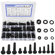 Kit de parafusos e porcas hexagonais Hakkin 272PCS em aço carbono