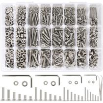 Kit de parafusos e porcas K Kwokker 304 de aço inoxidável