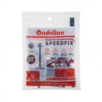 Kit de Parafusos Onduline Speedfix Vermelho Marrom (18 unidades) 0,42x6,8cm