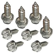 Kit de parafusos para matrícula OttoSpeed em aço inoxidável x8