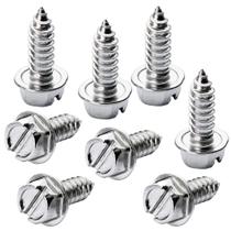 Kit de parafusos para matrículas em aço inoxidável cromado OttoSpeed