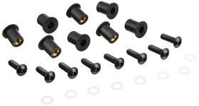 Kit de parafusos para pára-brisas Puig 0957N Alumínio Preto