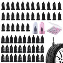 Kit de Parafusos para Reparo de Pneus LYLDYYW 60 Peças com Pinos de Borracha Kit de Parafusos para Reparo de Pneus LYLDYYW 60 Peças com Pinos de Borracha