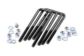Kit de Parafusos U-Bolt Rough Country 33x8 cm Rosca 9/16 Kit de Parafusos U-Bolt Rough Country 33x8 cm Rosca 9/16