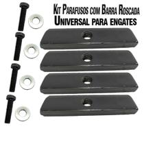 Kit de Parafusos Universal Para Fixação De Engate Automotivo Reboques E Rabicho Kit de Parafusos Universal Para Fixação De Engate Automotivo Reboques E Rabicho