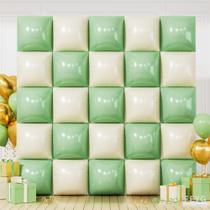 Kit de parede de balão FEYG Matte Mint Green and Bege 48 cm 25 unidades