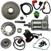 Kit de Partida Elétrica Completo Honda Titan 150 2004 a 2008 Fan 125 2009 a 2015 Kit de Partida Elétrica Completo Honda Titan 150 2004 a 2008 Fan 125 2009 a 2015