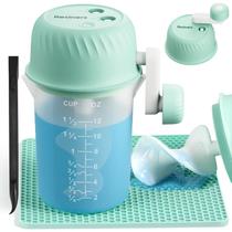 Kit de pás misturadoras de resinas de epóxi com manivela manual