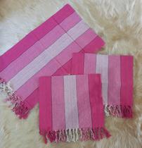 Kit de Passadeira Para Cozinha em Tear Pink - Marcotex