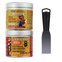 Kit de pasta epóxi para reparo de madeira PC Products PC-Woody 175mL Kit de pasta epóxi para reparo de madeira PC Products PC-Woody 175mL