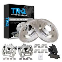 Kit de pastilhas de freio e rotor TRQ Ceramic para Kia Optima 2014