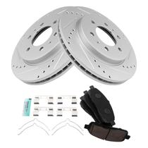 Kit de pastilhas de freio e rotor TRQ Front Performance para F-150 2009