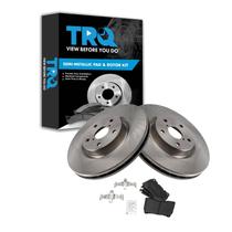Kit de pastilhas de freio e rotor TRQ Front Semimetálico para Subaru
