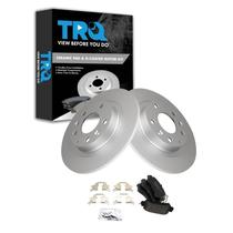 Kit de pastilhas de freio e rotor TRQ Rear compatível com Mazda CX-3 2016-2018 Kit de pastilhas de freio e rotor TRQ Rear compatível com Mazda CX-3 2016-2018