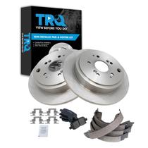 Kit de Pastilhas e Rotor de Freio Traseiro TRQ (Acura MDX 01-06) - Sem Metálico