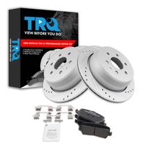 Kit de Pastilhas e Rotor de Freio TRQ Performance - Traseiro para Chevrolet