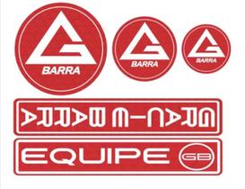 Kit De Patch Bordado Gracie Barra Jiu-jitsu - 05 Unidades