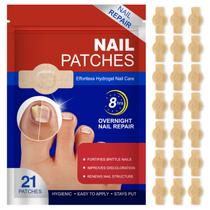 Kit de Patches para Unhas KITNOBLIS 21 Peças Hidrogel para Cuidados Noturnos