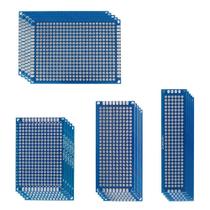 Kit De PCB Dupla Face Azul 20 Peças 2x8 3x7 4x6 5x7cm Placas De Circuito Universais Para