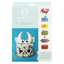 Kit de Peças Decorativas Reutilizáveis para Bolo de Temas Diversos - Sweet Tooth Fairy - 23 Peças