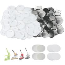 Kit de peças para bottons Mostme 75 mm, 100 conjuntos Kit de peças para bottons Mostme 75 mm, 100 conjuntos