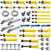 Kit de peças técnicas pneumáticas ASTEM 49 unidades para Lego com cilindro Kit de peças técnicas pneumáticas ASTEM 49 unidades para Lego com cilindro