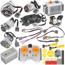 Kit de peças técnicas Power Function, 45 unidades com controle remoto Habow