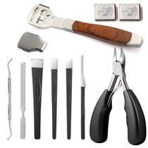 Kit de pedicure CHICREEN 29PCS Callus Shaver para conjunto de pés Kit de pedicure CHICREEN 29PCS Callus Shaver para conjunto de pés