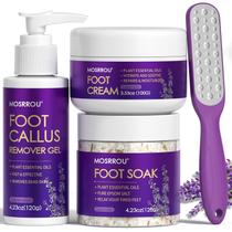 Kit de pedicure MOSRROU, 4 peças, conjunto de lavanda para cuidados com os pés